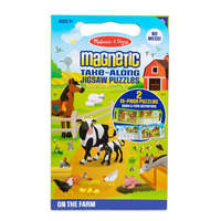 Melissa and Doug Melissa & Doug, mágneses puzzle, farm