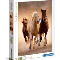 Clementoni 1000 db-os puzzle-Vágtázó lovak Clementoni