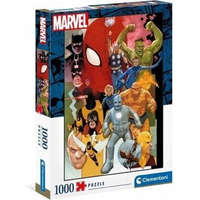 Clementoni 1000db-os puzzle-Marvel hősök a 80-as évekből Clementoni