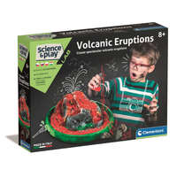 Clementoni Vulkán kitörés, láva készítés -tudományos játék-Clementoni