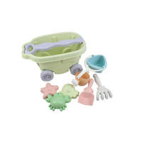 Öko 8 részes homokozó készlet kiskocsival Magni