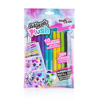 Airbrush Plush Style 4 Ever filcek és sablonok színezhető plüss állatokhoz, 10 db-os készlet