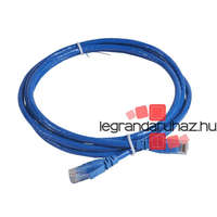 Legrand Legrand patch kábel RJ45-RJ45 Cat6 árnyékolatlan (U/UTP) PVC 2 méter kék d: 6mm AWG24 LCS3, Legrand 051773