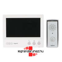 Legrand Legrand 4-vezetékes színes videó kaputelefon szett, kihangosított, 1 lakásos, 7"-os beltéri egységgel, Legrand 369580