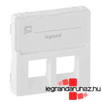 Legrand Legrand Valena Life 2xRJ45 csatlakozóaljzat burkolat, címketartóval fehér, Legrand 755480
