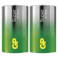 EMOS brand of Legrand EMOS B01402, GP Super Alkáli elem LR20 (D) 2db/fólia