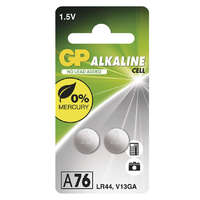 EMOS brand of Legrand EMOS B13763, GP Alkáli gombelem LR44 (a76) 2db/bliszter