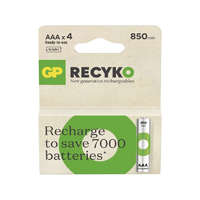 EMOS brand of Legrand EMOS B25184, GP ReCyko NiMH Akkumulátor HR03 (AAA) 850mAh 4db
