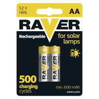 EMOS brand of Legrand EMOS B7426, RAVER SOLAR NiMH akkumulátor HR6 (AA) 2db/bliszter