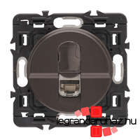 Legrand Legrand Céliane 1xRJ45 Cat. 6A STP csatlakozóaljzat, grafit CG067346-CS