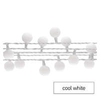 EMOS brand of Legrand EMOS D5AC01, LED fényfüzér, cseresznye – golyók 2,5 cm, 4 m, kültéri és beltéri, hideg fehér, időzítő