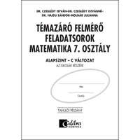 Műszaki Könyvkiadó Témazáró felmérő feladatsorok matematika 7. osztály / Alapszint - C változat