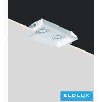 UNIVERSO UNIVERSO Gipsz süllyesztett spot lámpatest 2xGU10 Max.35w 250x150x57mm IP20 fehér