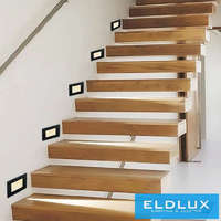 UNIVERSO UNIVERSO süllyesztett LED lámpatest PIR 1.3w 25lm 3000k 3m-120°-45sec IP20 fekete