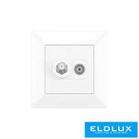 ELDLUX ELDLUX ELDGROUND SAT + TV aljzat (13db) fehér