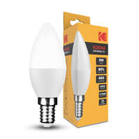 Kodak KODAK Max LED Izzó Gyertya (Candle) C37 5W E14 270° 4000K (450 lumen)