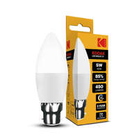 Kodak KODAK Max LED Izzó Gyertya (Candle) C37 5W B22 270° 6000K (450 lumen)