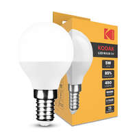 Kodak KODAK Max LED Izzó Globe Mini G45 5W E14 270° 2700K (450 lumen)