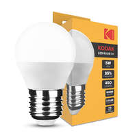 Kodak KODAK Max LED Izzó Globe Mini G45 5W E27 270° 2700K (450 lumen)