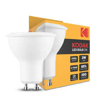 Kodak KODAK Max LED Izzó Spot Alu-Plastic 3W GU10 100° 4000K (250 lumen)
