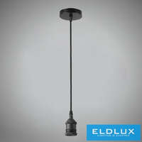 UNIVERSO UNIVERSO Függeszték fém foglalattal 1xE27 max. 240V 60w 2 méter fekete