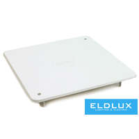 Dietzel Dietzel Kötődoboz fedél (MÜDK) négyzetes csavaros fehér műanyag 100mm x 100mm AK/RD 100