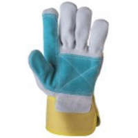 Bőrkesztyű hasítékbőr tenyér 9-es