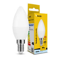 Technik Technik LED Izzó Gyertya (Candle) C37 4,9W E14 200° 6000K (470 lumen) ERP