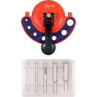 Csempelyukasztó készlet (vezető + 5 db gyémántfúró)