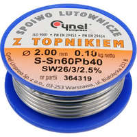 Forrasztó ón 2,0mm/100g