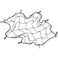Poggyászháló 90x90 cm
