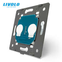 LIVOLO C708R LIVOLO 106+6-os távirányítós dupla alternatív érintőpanel, 250V, 5A 100.000 kapcsolási alkalom