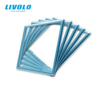 LIVOLO C7DFK LIVOLO dekorációs keret dugaljhoz-konnektorhoz, csatlakozó aljzathoz, kék
