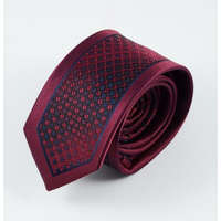 MariaKing GUSLESON színátmenetes bordó-fekete vékony nyakkendő