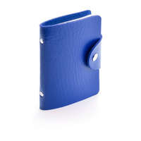 BIGBUY Műbőr kártyatartó (8X10,7 cm), kék