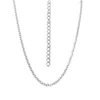 MariaKing Rozsdamentes acél lánc (4 mm vastag), 50 cm, ezüst vagy arany szín
