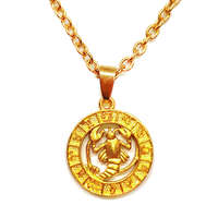 MariaKing Rák-Horoszkóp medál lánccal, arany színű