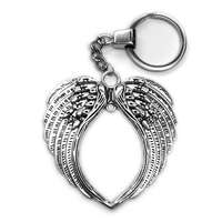 MariaKing Óriás angyalszárny kulcstartó, ezüst színben