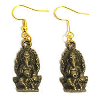 MariaKing Ganésa (2) fülbevaló, választható arany vagy ezüst színű akasztóval