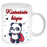 MariaKing Kistestvér pandás Bögre (feliratozható)