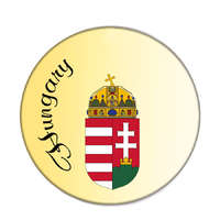 MariaKing Magyar címer kitűző