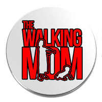 MariaKing The walking mom kitűző