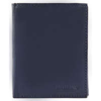 Excellanc Excellanc uniszex pénztárca valódi bőrből 10x8 cm, kék
