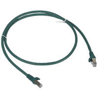 Legrand Patch kábel RJ45-RJ45 Cat6 árnyékolt (F/UTP) LSZH (LSOH) 1 méter zöld d: 6mm AWG26 LCS3 051850