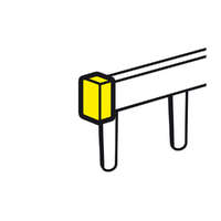 Legrand Lexic fésűs sín végzáró 1P sínhez Legrand 404989