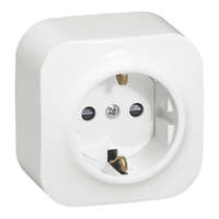 Legrand Legrand Forix 2P+F csatlakozóaljzat IP20 falon kívüli fehér(782411)