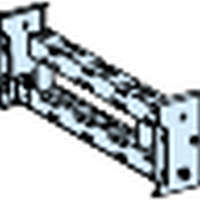 Schneider Electric Zrt. Prisma Plus Rögzített síntartó vízszintes lapos sínhez 5/10mm 04664 Schneider