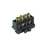 Schneider Electric Zrt. Schneider Electric Mureva Enclosure - 13575 -Csatlakozóblokk (nulla-föld sín), 80A, 4 furat