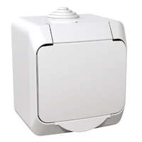 Schneider Electric Zrt. Schneider Cedar Plus Phd 2.4-16 GYV csatlakozóaljzat fehér, fehér csapófedéllel IP44 WDE000541