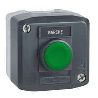 Schneider Electric Zrt. Schneider Electric Harmony XALD - XALD101 -tokozott nyomógomb, 1NO, 1 zöld nyomógomb, "MARCHE" felirati címke